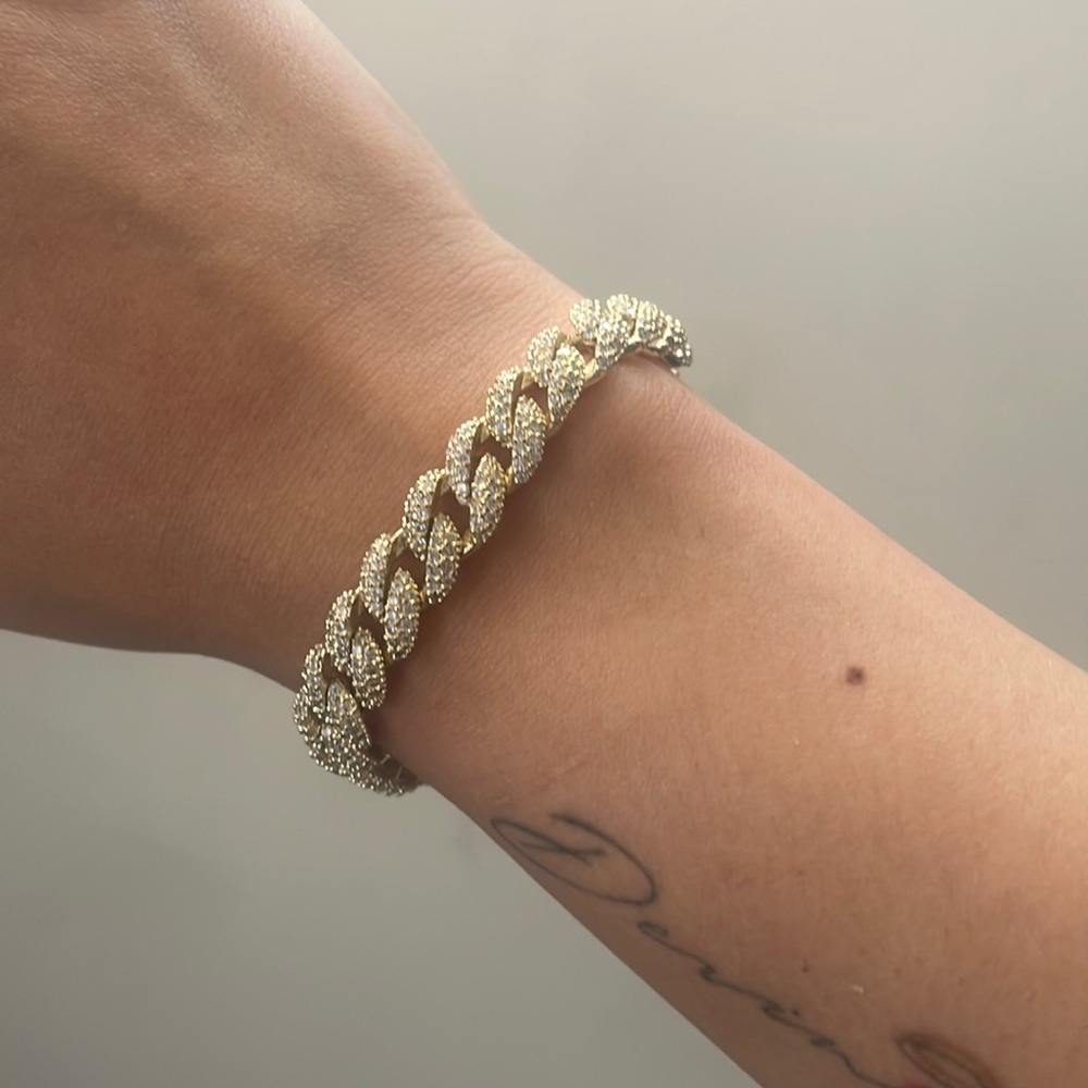 GLD Link Bracelet in Yellow Gold - 8.5mm